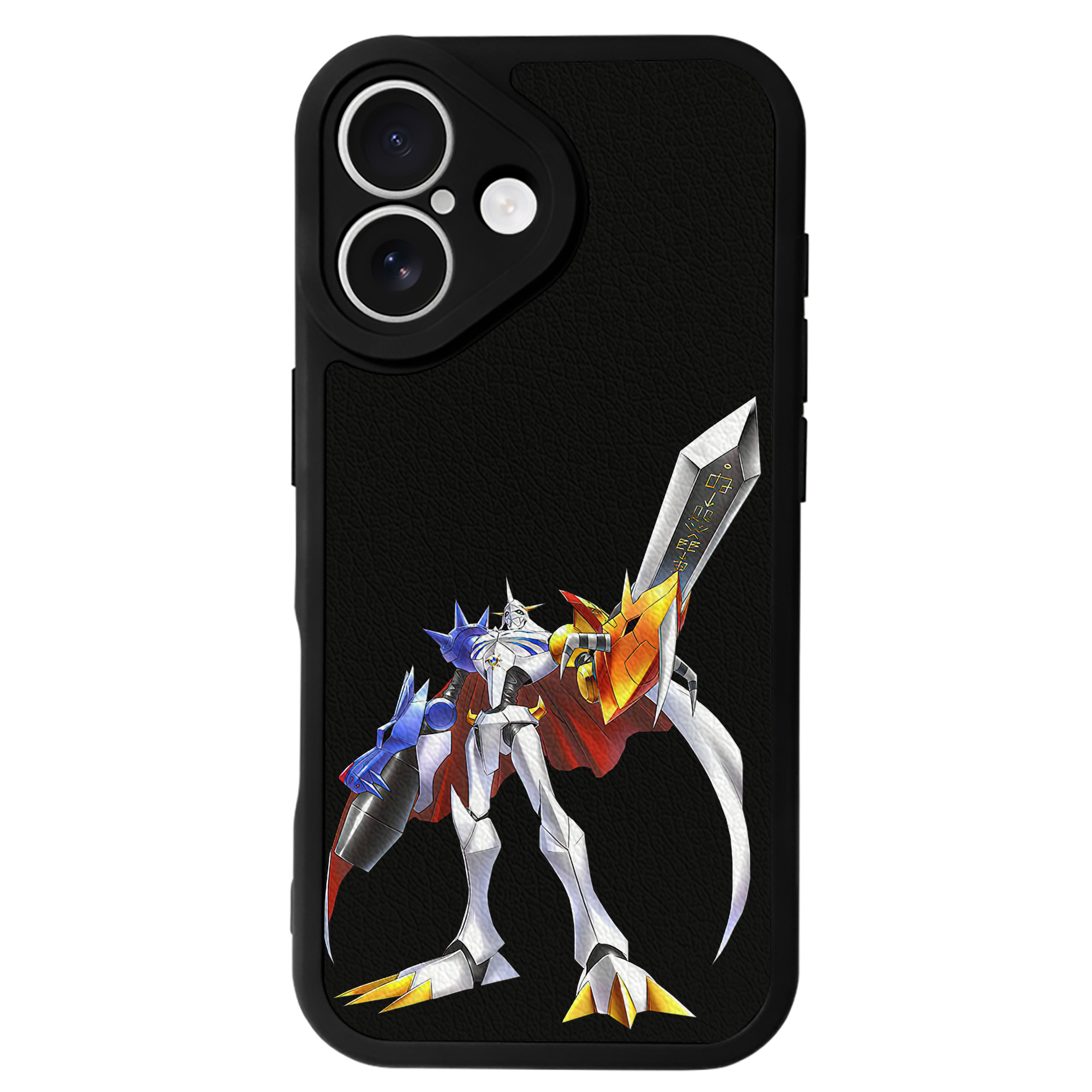 （画像用） Digimon デジタルモンスター/デジモン 【iPhone 16シリーズ対応】シリコンスマホケース（レザー調） 材質：シリコン